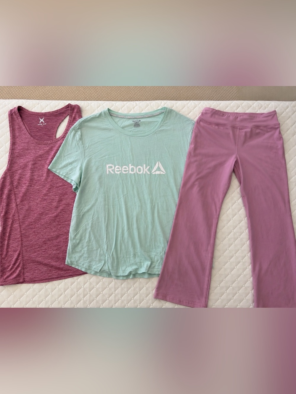 Reebok Workout Bundle | 2 Tops + Flare Leggings